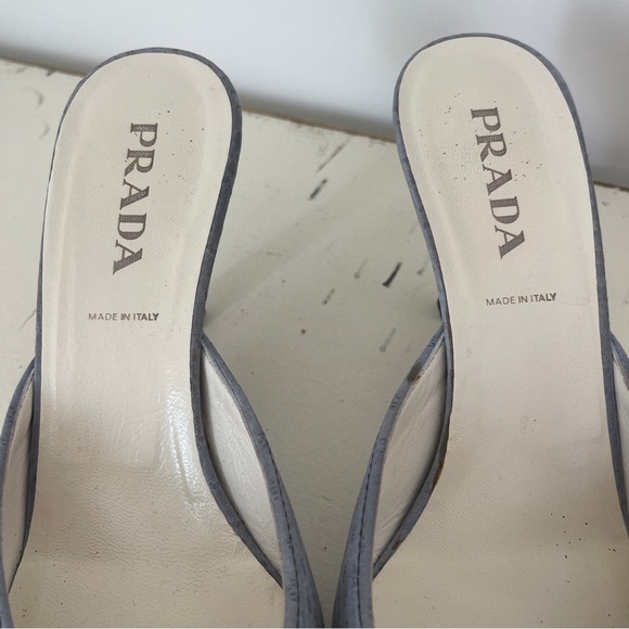 PRADA KITTEN HEELS - MATILDA DJERF INSPIRED - FLOWER - Picture 4 of 9